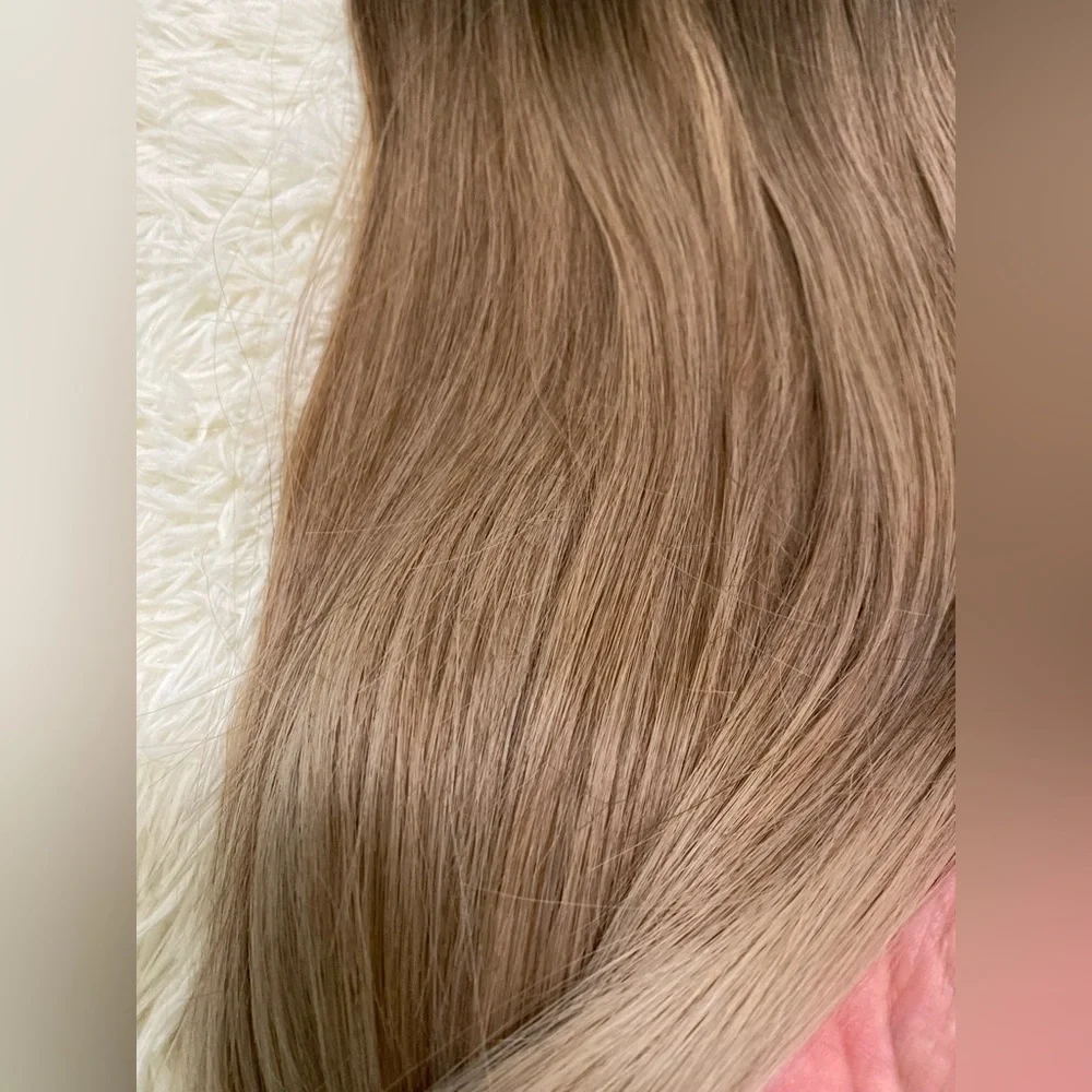 Human hair blend Clip in Balayage 22” Hair Extensions